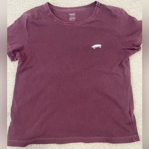 Maroon/Purple Vans Baby Tee